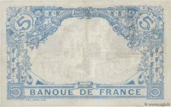 5 Francs BLEU FRANCIA  1915 F.02.24 MBC