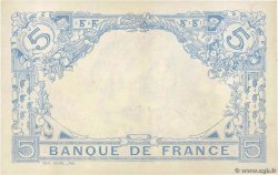 5 Francs BLEU FRANKREICH  1916 F.02.44 VZ+