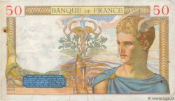 50 Francs CÉRÈS FRANCIA  1934 F.17.01 BC+