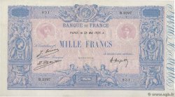 1000 Francs BLEU ET ROSE FRANCE  1926 F.36.42 XF
