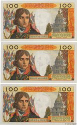 100 Nouveaux Francs BONAPARTE Consécutifs FRANCIA  1960 F.59.07 EBC+