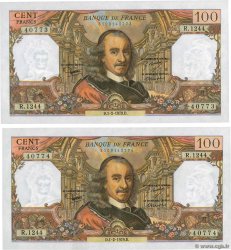 100 Francs CORNEILLE Consécutifs FRANCIA  1979 F.65.65 SC