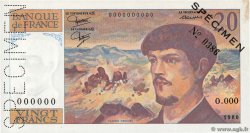 20 Francs DEBUSSY Spécimen FRANKREICH  1980 F.66.01Spn1 VZ+