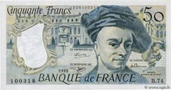 50 Francs QUENTIN DE LA TOUR FRANCE  1992 F.67.19b UNC