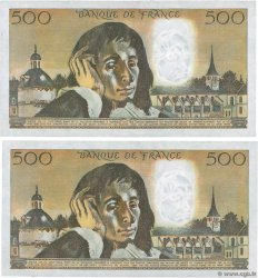 500 Francs PASCAL Consécutifs FRANKREICH  1977 F.71.17 VZ+