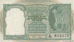 5 Rupees INDIA  1949 P.034 XF+