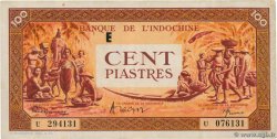 100 Piastres orange INDOCINA FRANCESE  1942 P.066 q.SPL