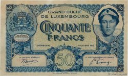50 Francs LUXEMBURG  1932 P.38a VZ