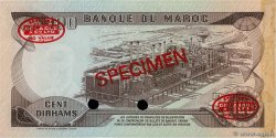 100 Dirhams Spécimen MARUECOS  1970 P.59as SC+