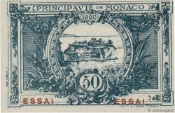 50 Centimes Essai MONACO  1920 P.03r FDC