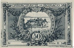 50 Centimes MONACO  1920 P.03rs FDC