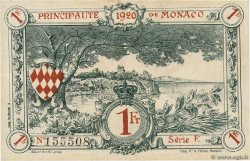 1 Franc MONACO  1920 P.05 MBC+