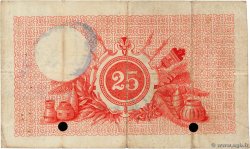 25 Francs NUOVE EBRIDI  1921 P.A1 MB