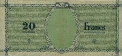 20 Francs NUOVE EBRIDI  1943 P.02 SPL