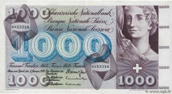 1000 Francs SWITZERLAND  1970 P.52i VF+