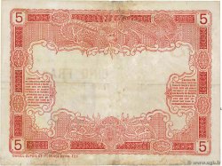 5 Francs TAHITI  1914 P.01b F-