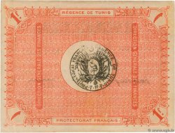 1 Franc TUNISIA  1918 P.36e VF+