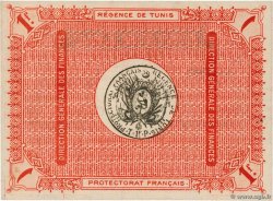 1 Franc TUNISIA  1919 P.46a AU