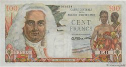 100 Francs La Bourdonnais FRENCH EQUATORIAL AFRICA  1946 P.24 XF-