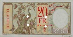 20 Francs Spécimen DJIBUTI  1941 P.07Bs AU