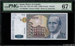 10000 Pesetas SPAIN  1992 P.166 UNC-