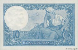 10 Francs MINERVE FRANKREICH  1918 F.06.03 fST