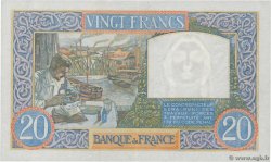 20 Francs TRAVAIL ET SCIENCE FRANKREICH  1940 F.12.08 VZ+