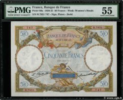 50 Francs LUC OLIVIER MERSON type modifié FRANCIA  1931 F.16.02 SPL+