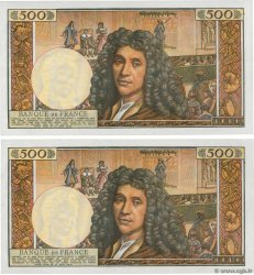 500 Nouveaux Francs MOLIÈRE Consécutifs FRANKREICH  1964 F.60.06 fST