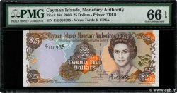 25 Dollars Petit numéro CAYMANS ISLANDS  2006 P.36a UNC