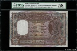 1000 Rupees INDIEN
 Bombay 1975 P.065a VZ