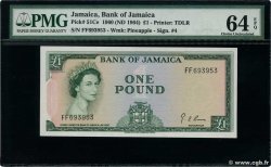 1 Pound JAMAICA  1964 P.51Ce UNC