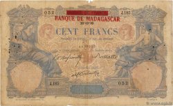 100 Francs MADAGASCAR  1892 P.034 B