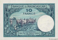 10 Francs MADAGASCAR  1937 P.036 q.FDC
