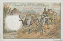 1000 Francs - 200 Ariary MADAGASCAR  1966 P.056a AU-
