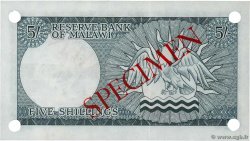 5 Shillings Spécimen MALAWI  1964 P.01s q.FDC
