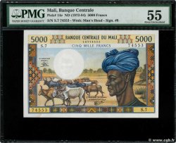 5000 Francs MALI  1984 P.14e AU