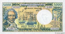 5000 Francs  FRENCH PACIFIC TERRITORIES  1995 P.03a ST