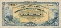 1 Pound RODESIA Salisbury 1936 PS.112a EBC+