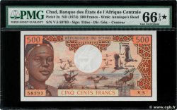 500 Francs TSCHAD  1974 P.02a ST