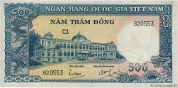 500 Dong VIETNAM DEL SUR  1962 P.06Aa EBC+
