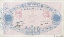 500 Francs BLEU ET ROSE FRANCIA  1937 F.30.38 SPL