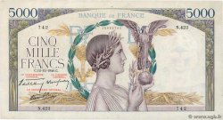 5000 Francs VICTOIRE Impression à plat FRANCE  1940 F.46.16 TTB