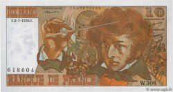 10 Francs BERLIOZ FRANCE  1978 F.63.25W306 UNC-