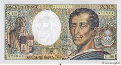 200 Francs MONTESQUIEU Modifié Consécutifs FRANCE  1994 F.70/2.01 UNC-