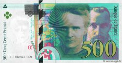 500 Francs PIERRE ET MARIE CURIE FRANCIA  1996 F.76.03 q.FDC