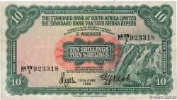 10 Shillings AFRIQUE DU SUD OUEST  1959 P.10 TB
