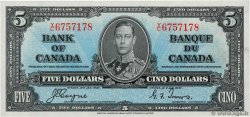 5 Dollars CANADA  1937 P.060c pr.NEUF