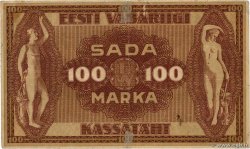 100 Marka ESTONIE  1919 P.48d TB