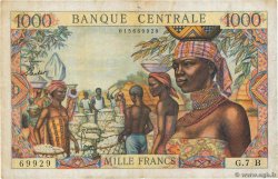 1000 Francs EQUATORIAL AFRICAN STATES (FRENCH)  1962 P.05b F